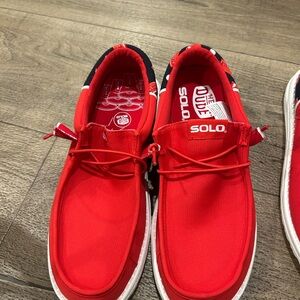 Solo Red Casual Sneakers
